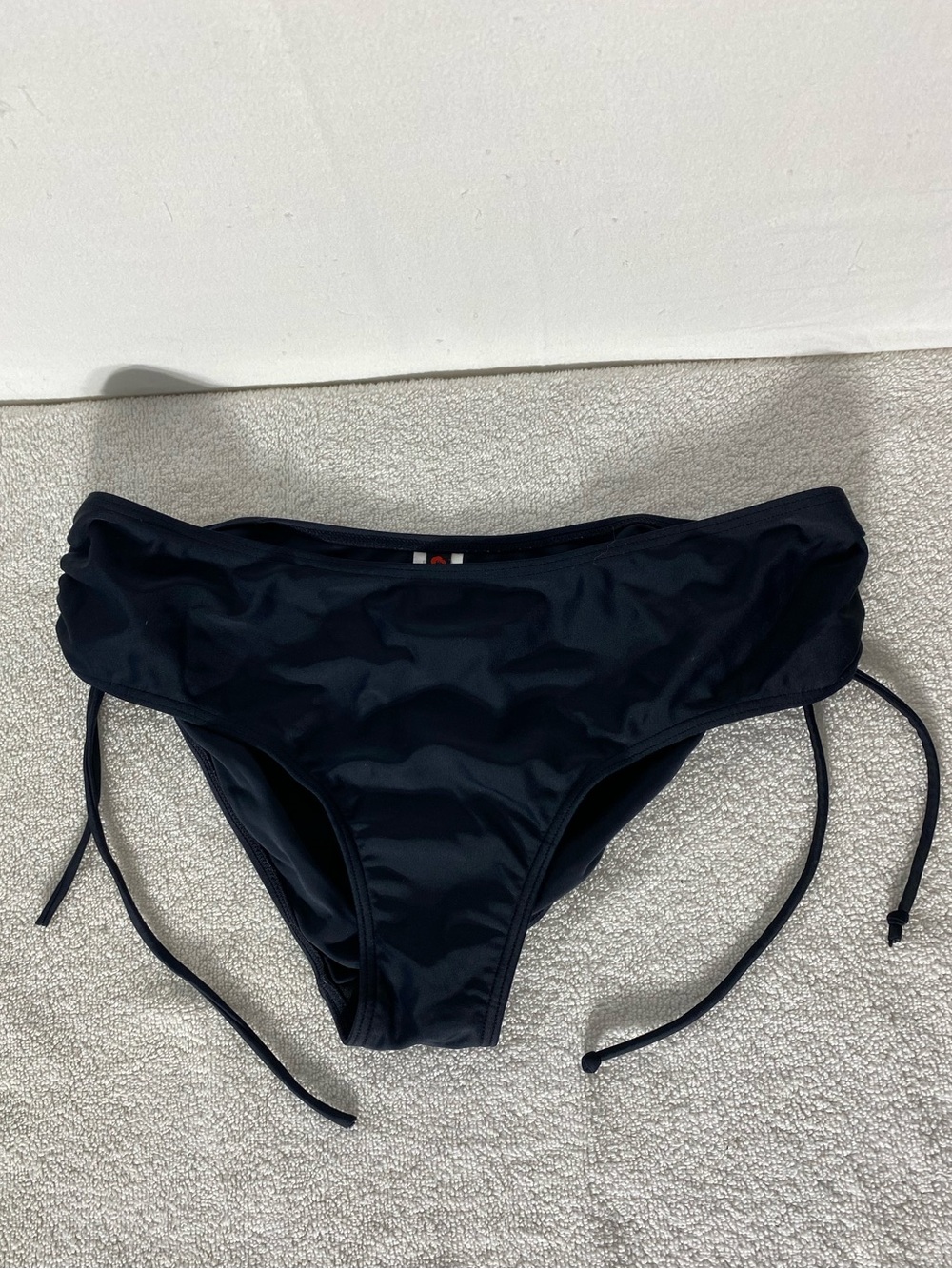 5/$25 Simon Chang Black Bikini Bottom with Side Ties 12